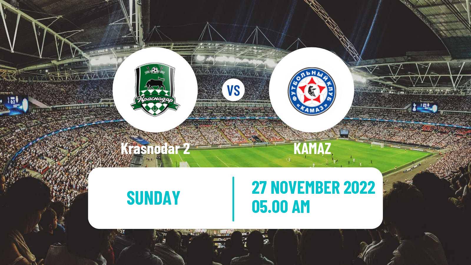 Soccer Russian FNL Krasnodar 2 - KAMAZ