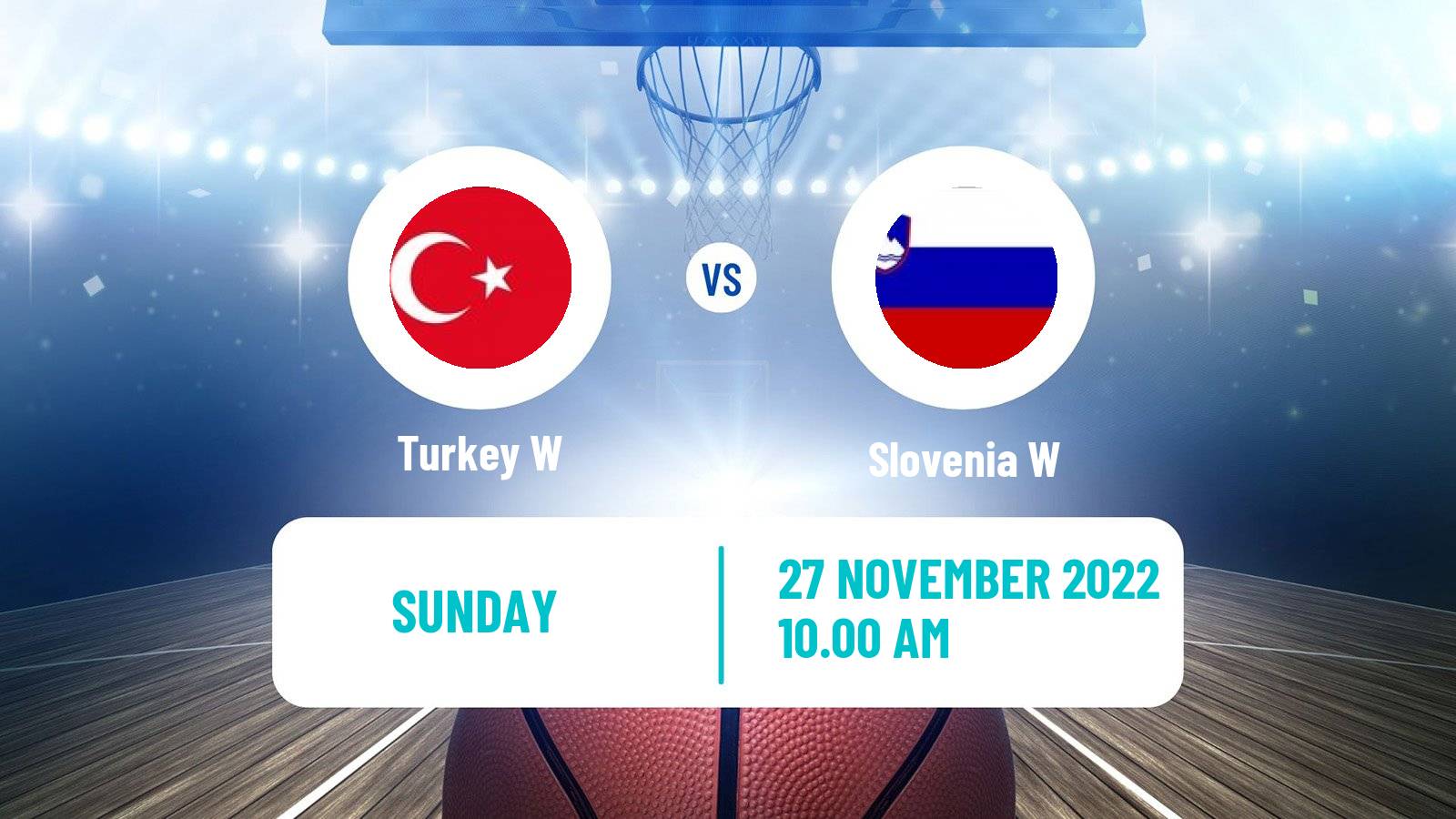Basketball EuroBasket Women Turkey W - Slovenia W