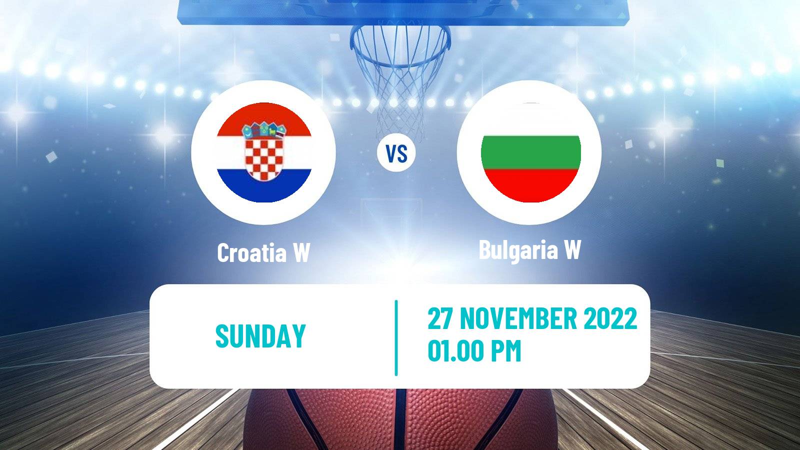 Basketball EuroBasket Women Croatia W - Bulgaria W