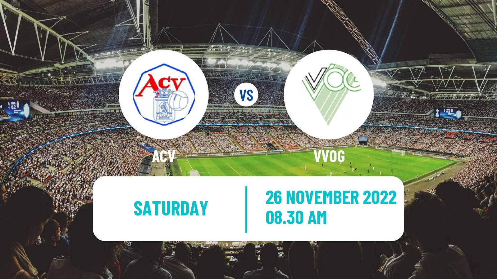 Soccer Dutch Derde Divisie ACV - VVOG