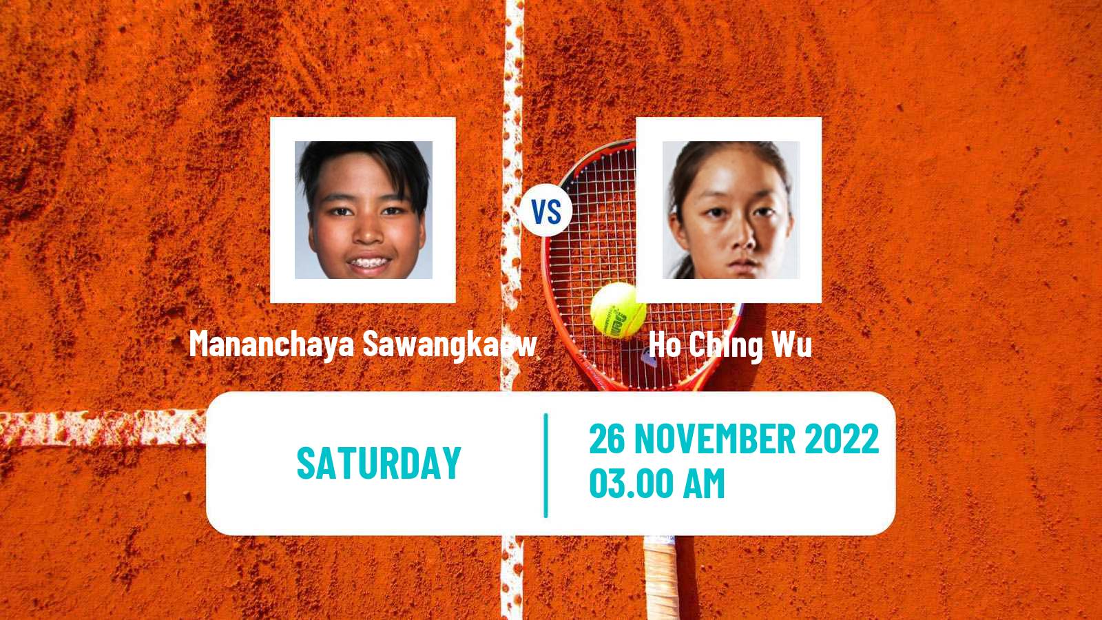 Tennis ITF Tournaments Mananchaya Sawangkaew - Ho Ching Wu