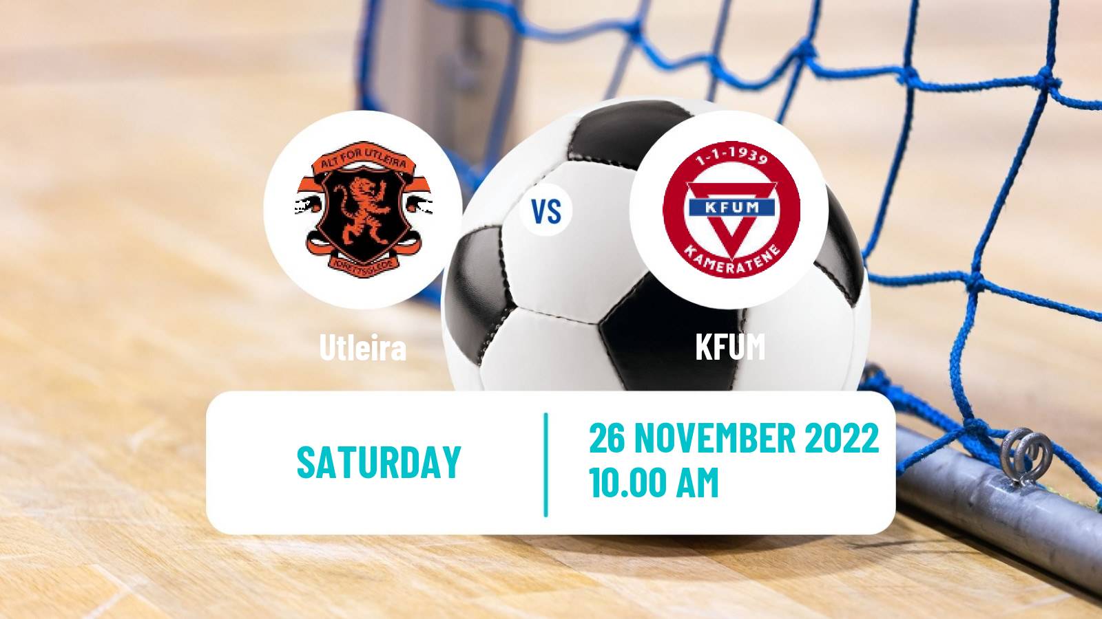 Futsal Norwegian Eliteserien Futsal Utleira - KFUM
