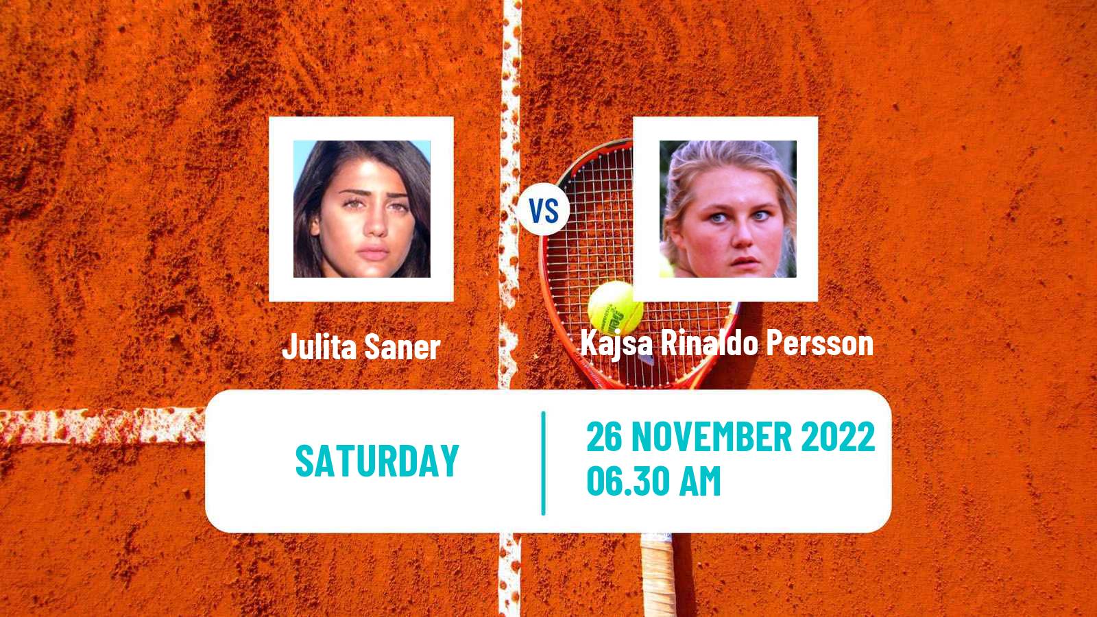 Tennis ITF Tournaments Julita Saner - Kajsa Rinaldo Persson