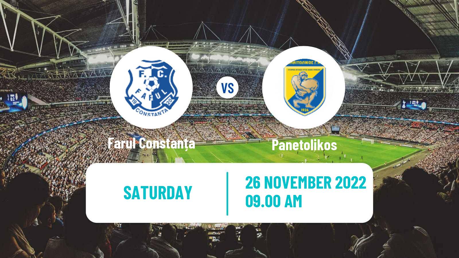 Soccer Club Friendly Farul Constanța - Panetolikos