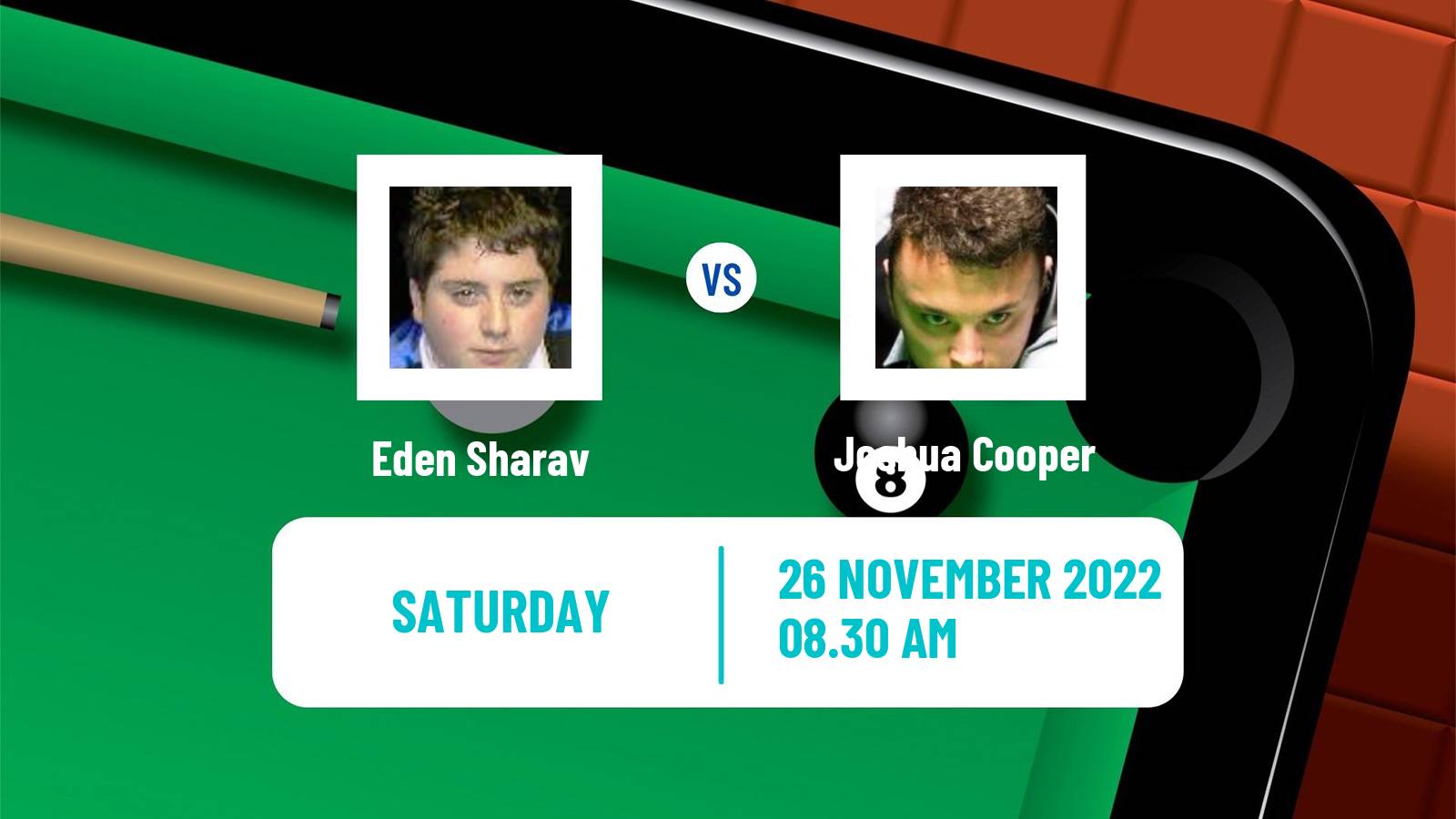 Snooker Snooker Eden Sharav - Joshua Cooper