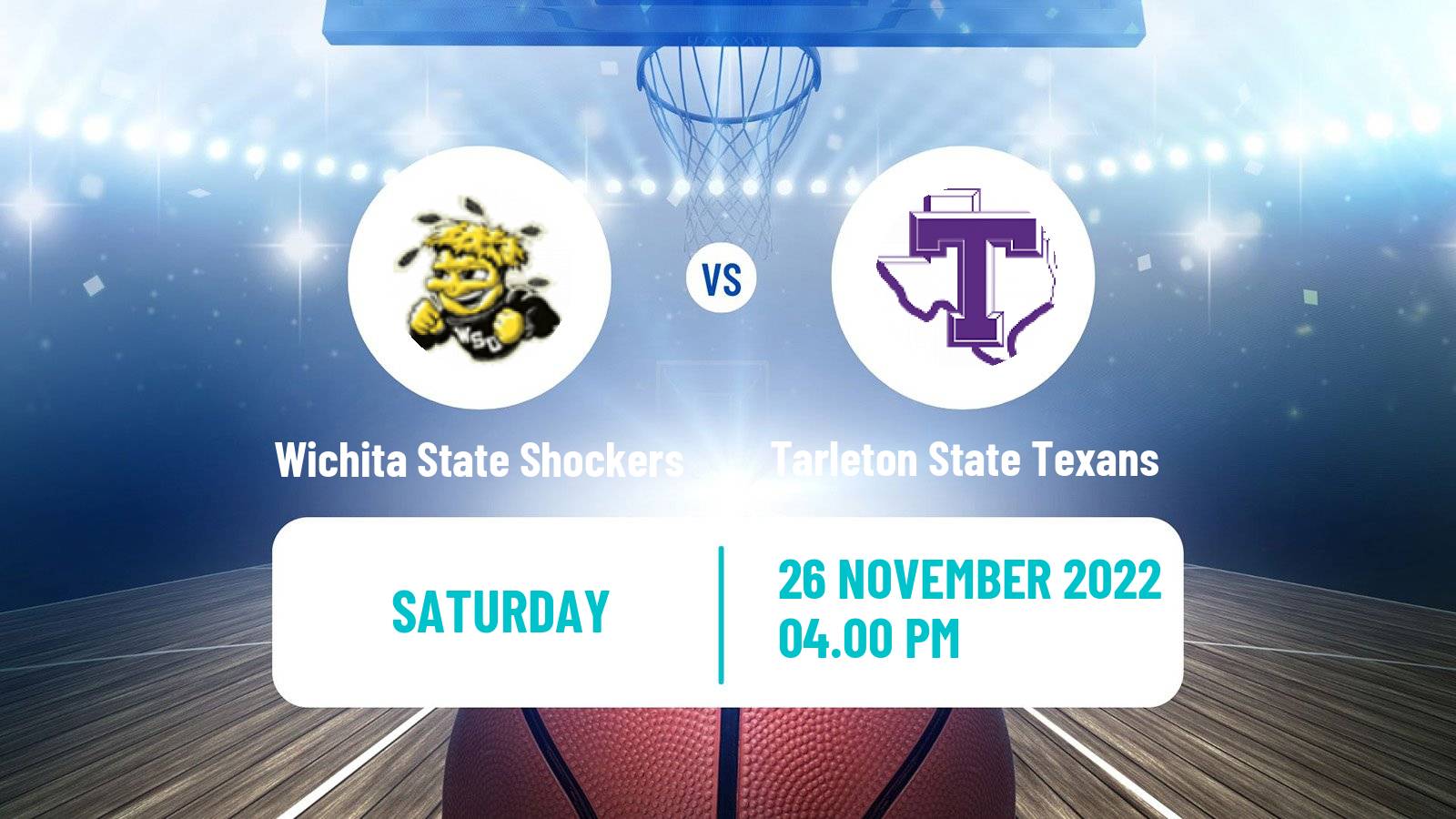 Basketball NCAA College Basketball Wichita State Shockers - Tarleton State Texans