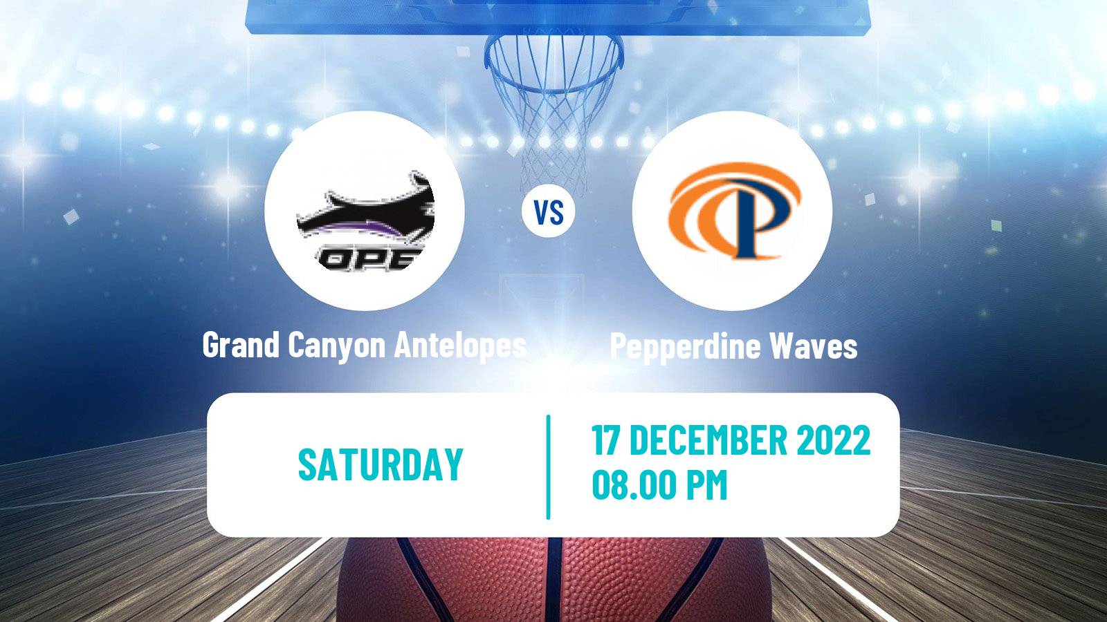 Basketball NCAA College Basketball Grand Canyon Antelopes - Pepperdine Waves