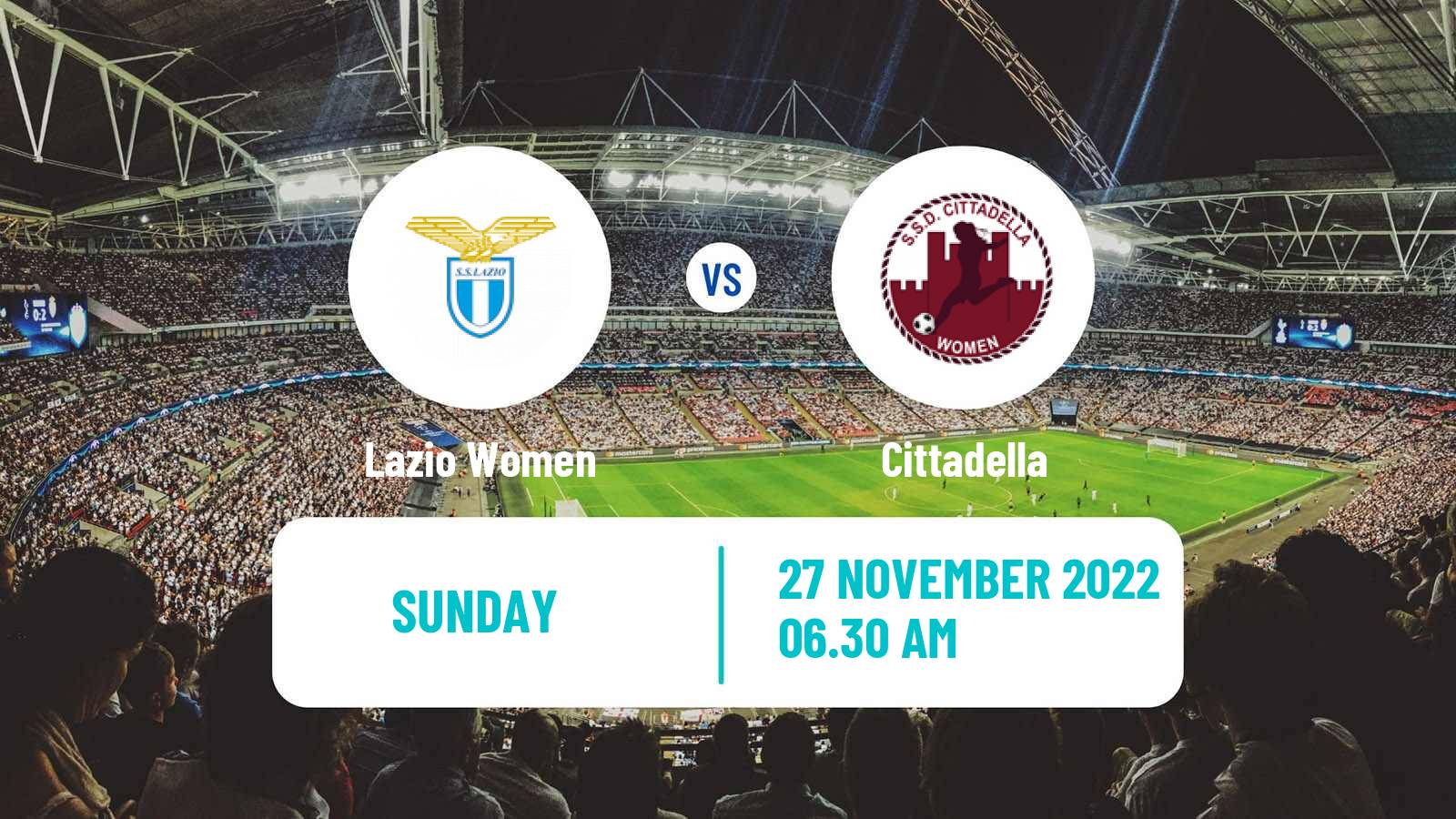 Soccer Italian Serie B Women Lazio - Cittadella