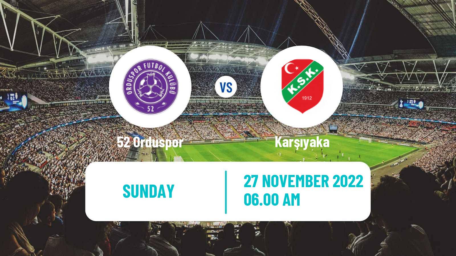 Soccer Turkish 3 Lig Group 1 52 Orduspor - Karşıyaka