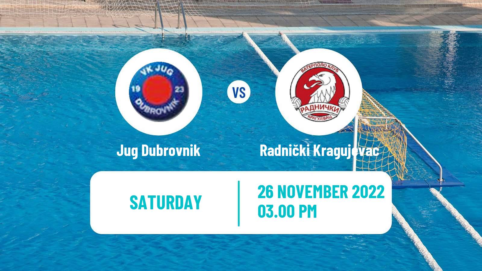 Water polo Regional League Water Polo Jug Dubrovnik - Radnički Kragujevac
