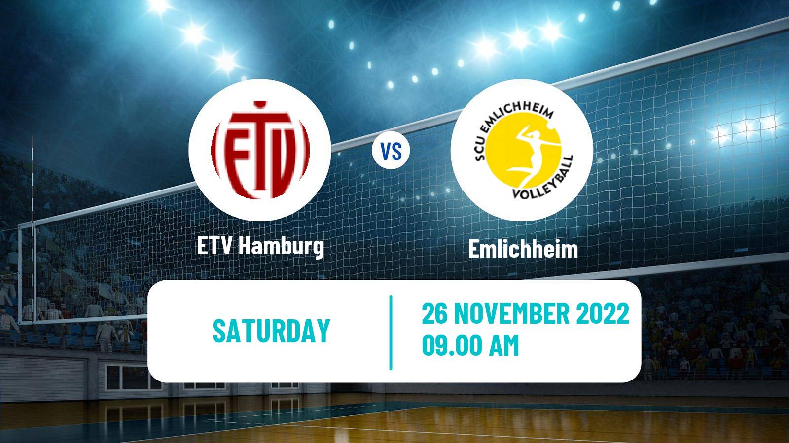 Volleyball German 2 Bundesliga North Volleyball Women ETV Hamburg - Emlichheim