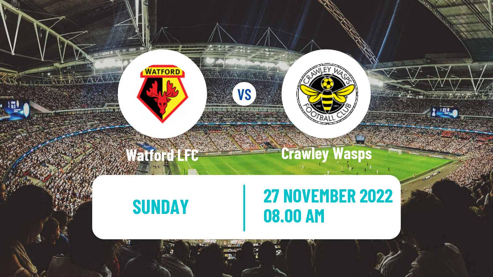 Soccer English FA Cup Women Watford - Crawley Wasps