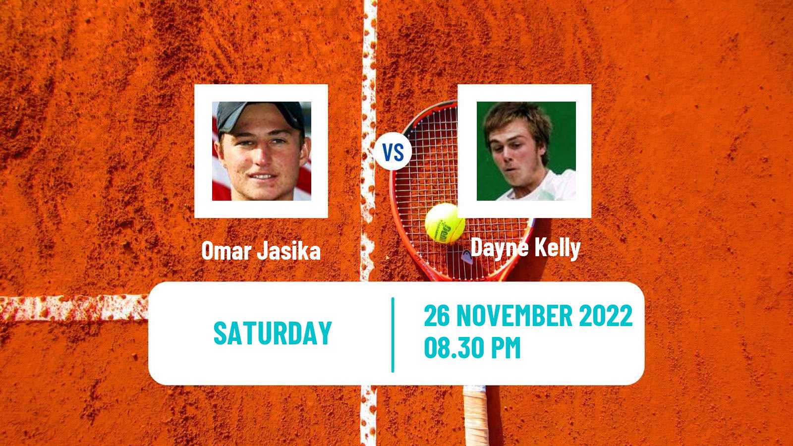 Tennis ITF Tournaments Omar Jasika - Dayne Kelly