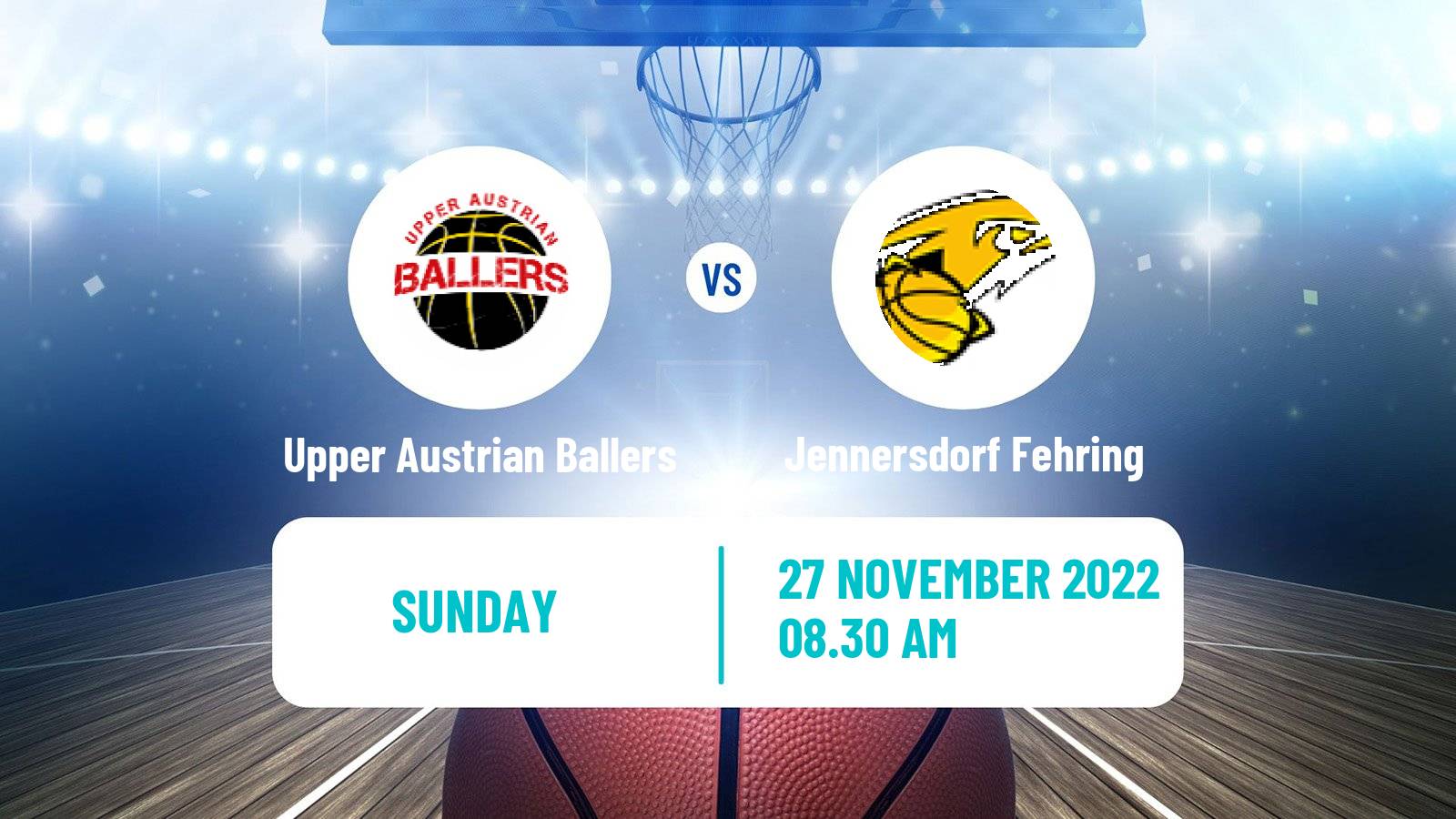 Basketball Austrian Zweite Liga Basketball Upper Austrian Ballers - Jennersdorf Fehring