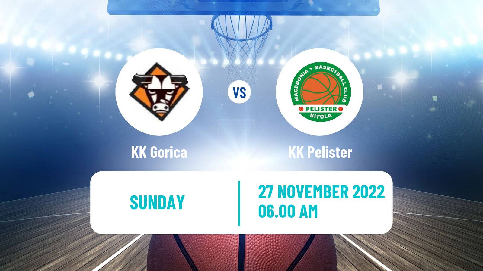 Basketball Adriatic League 2 Gorica - Pelister