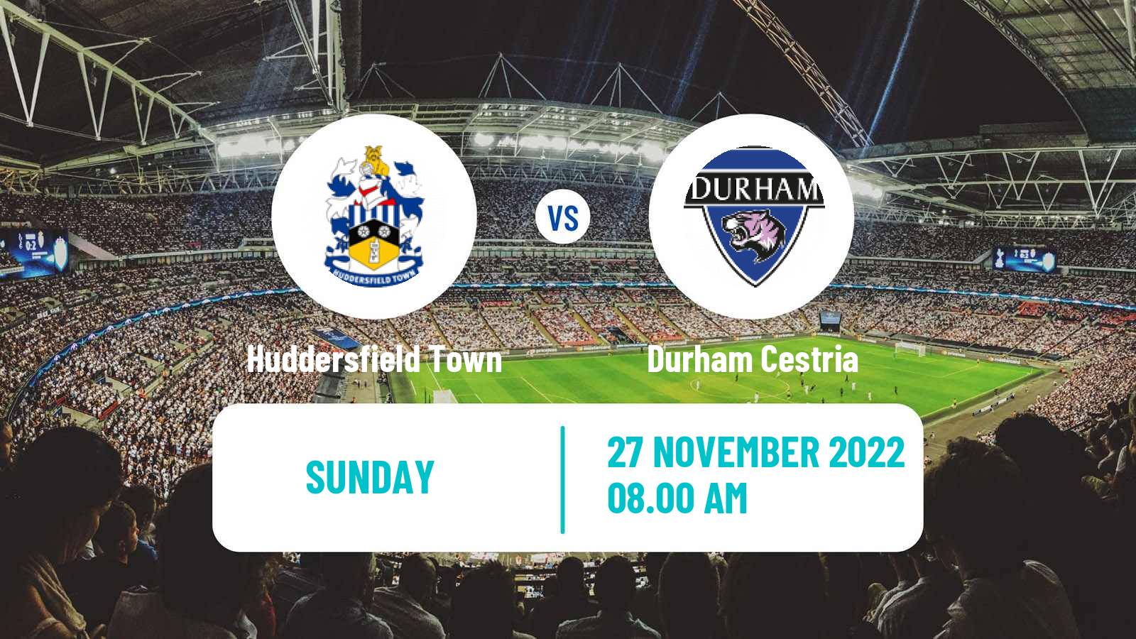 Soccer English FA Cup Women Huddersfield Town - Durham Cestria