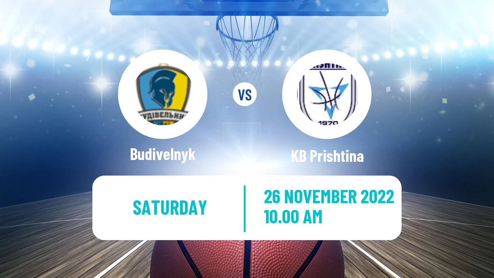 Basketball ENBL Budivelnyk - Prishtina