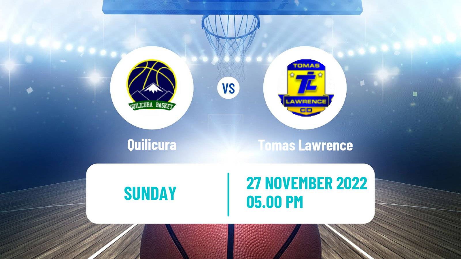 Basketball Chilean Copa Basketball Quilicura - Tomas Lawrence