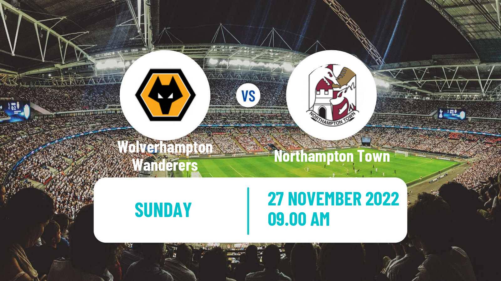 Soccer English FA Cup Women Wolverhampton Wanderers - Northampton Town