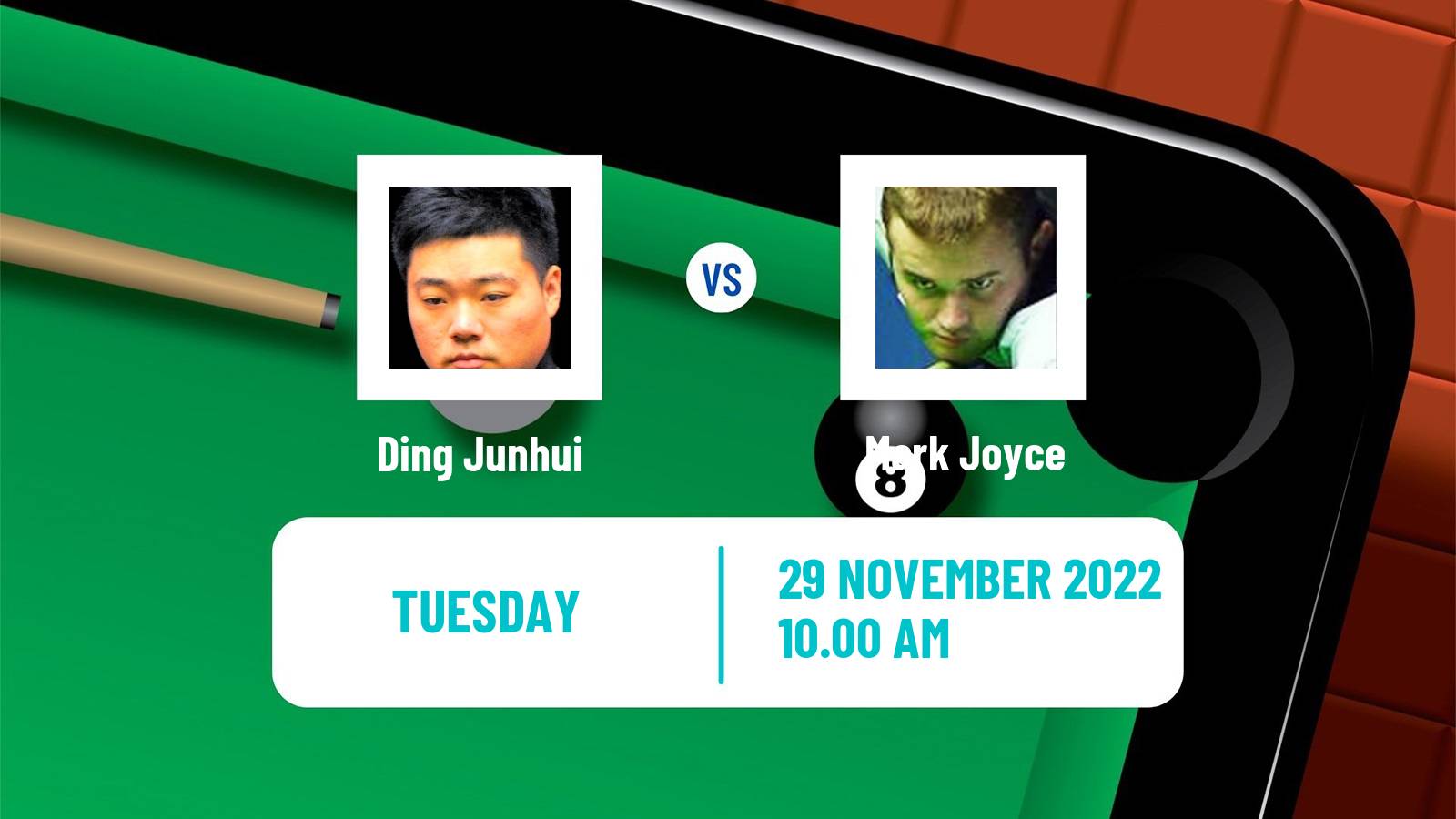 Snooker Snooker Ding Junhui - Mark Joyce