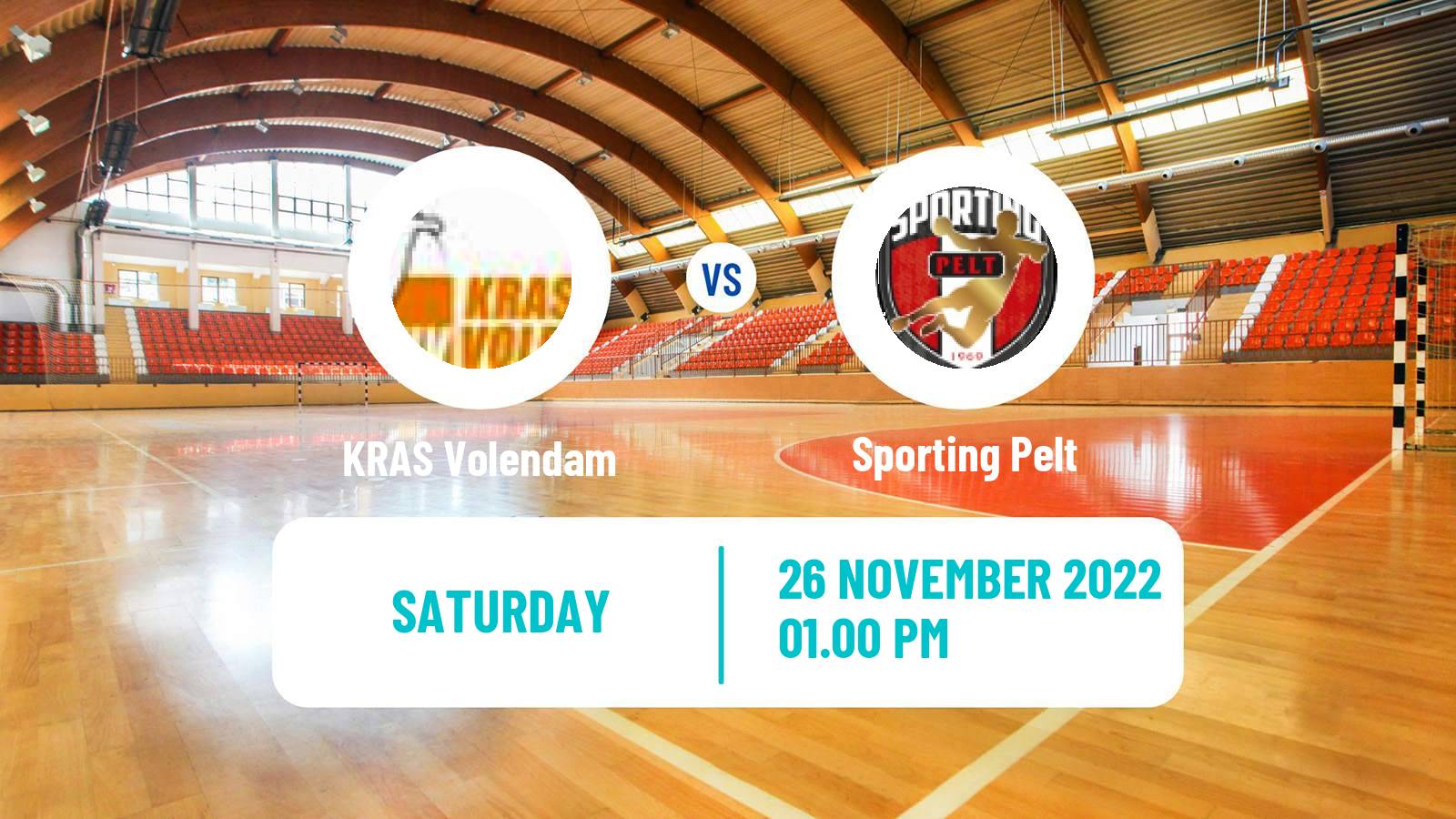 Handball BeNe League Handball KRAS Volendam - Sporting Pelt