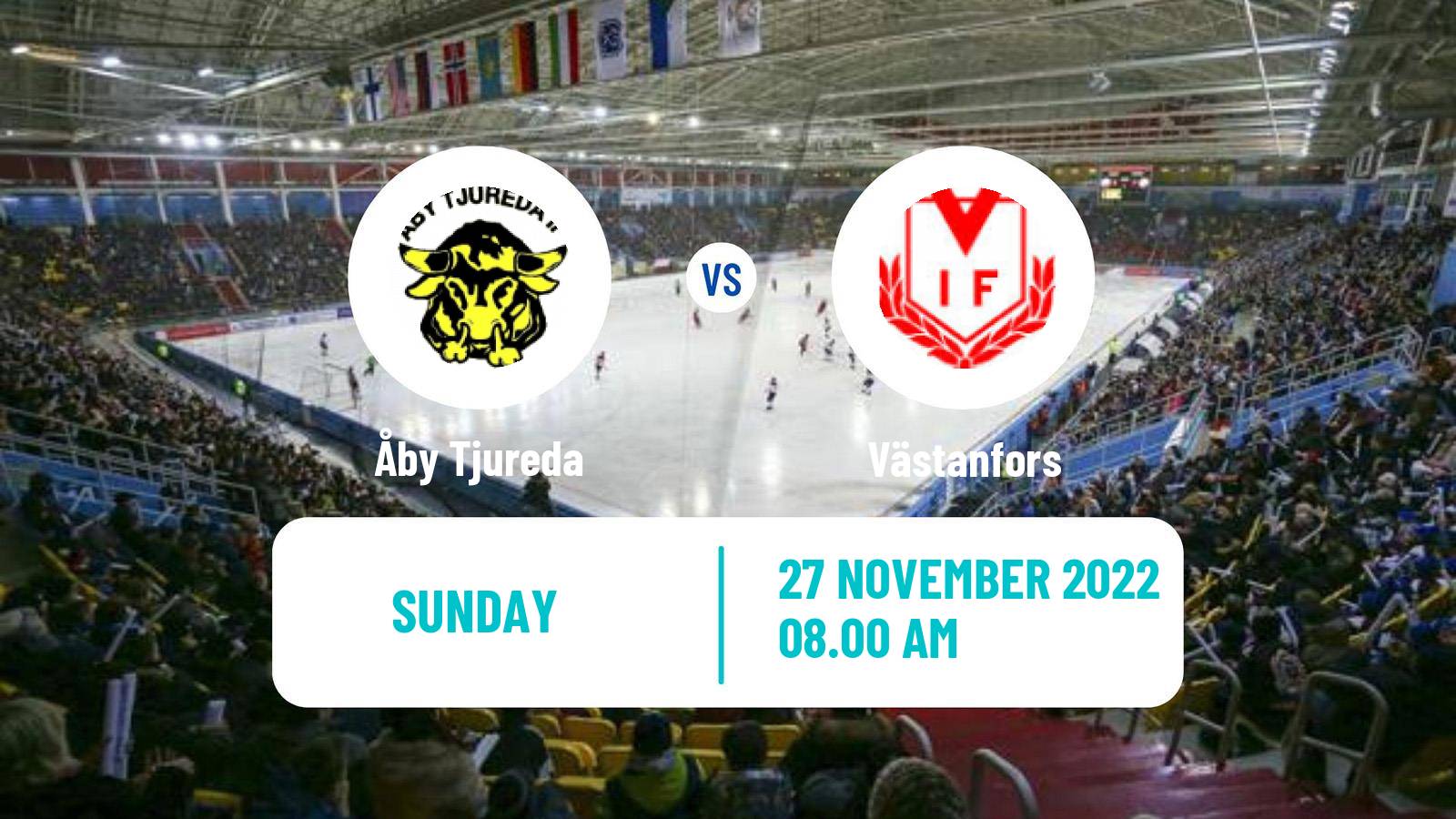 Bandy Swedish Allsvenskan Bandy Åby Tjureda - Västanfors