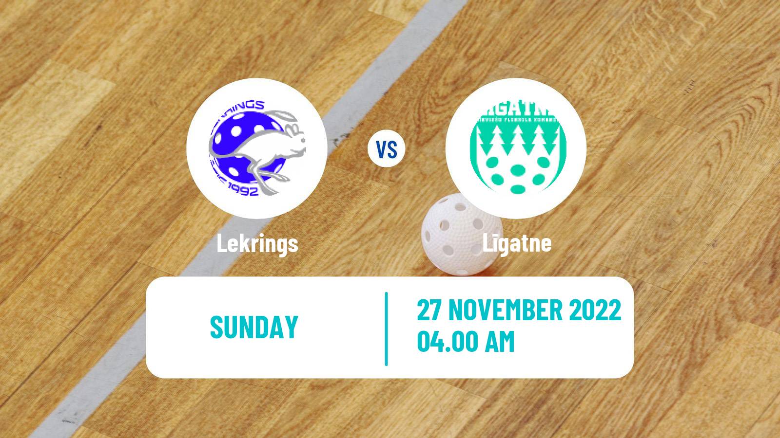 Floorball Latvian Elvi Liga Women Lekrings - Līgatne