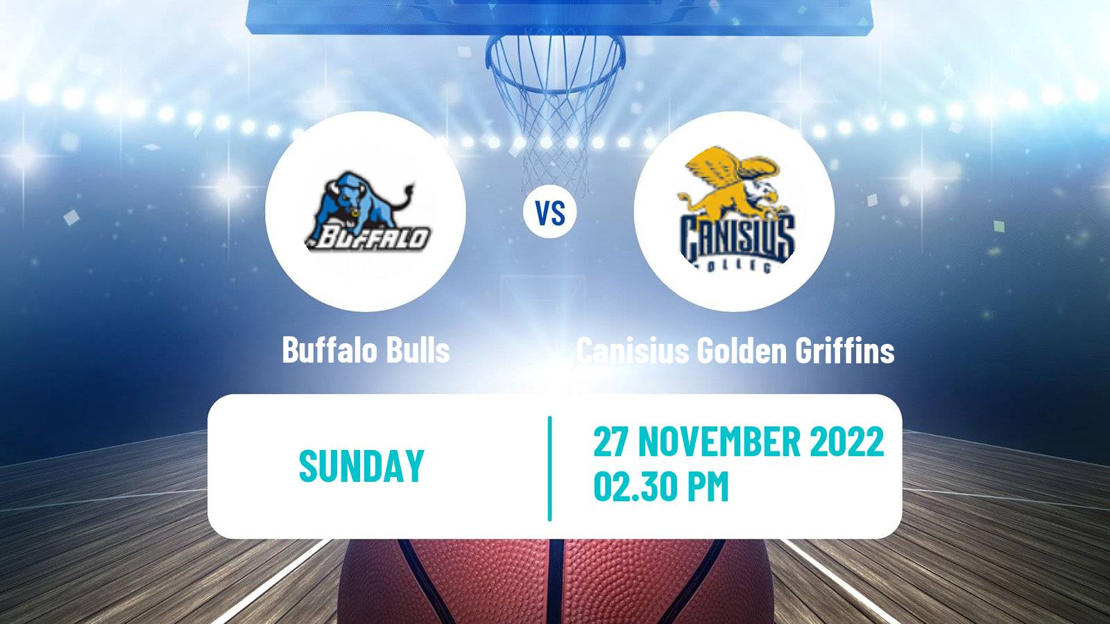 Basketball NCAA College Basketball Buffalo Bulls - Canisius Golden Griffins