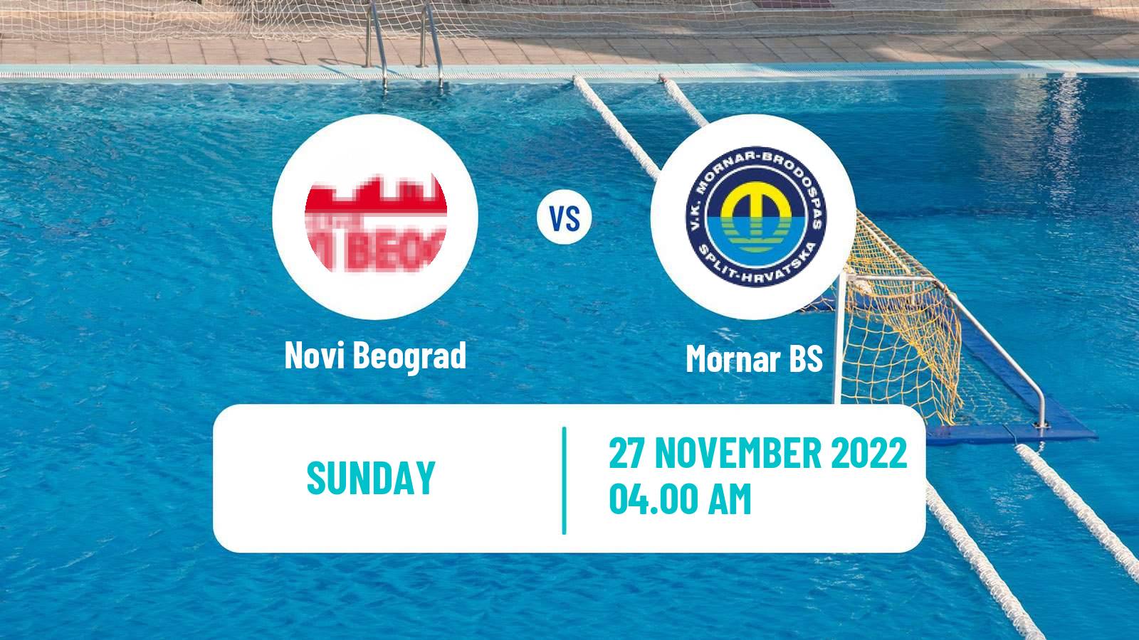 Water polo Regional League Water Polo Novi Beograd - Mornar BS