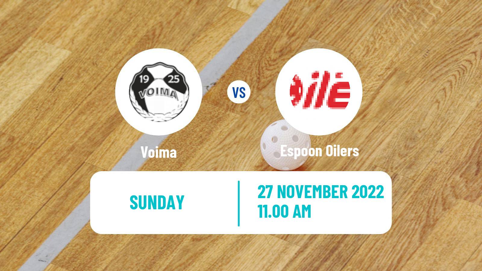 Floorball Finnish Cup Floorball Voima - Espoon Oilers