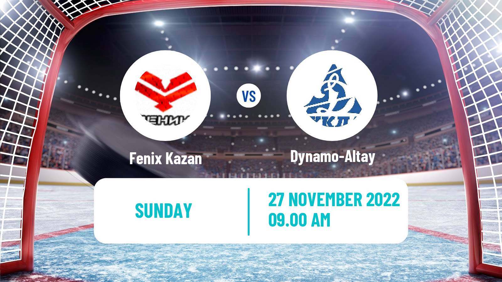 Hockey VHL-B Fenix Kazan - Dynamo-Altay