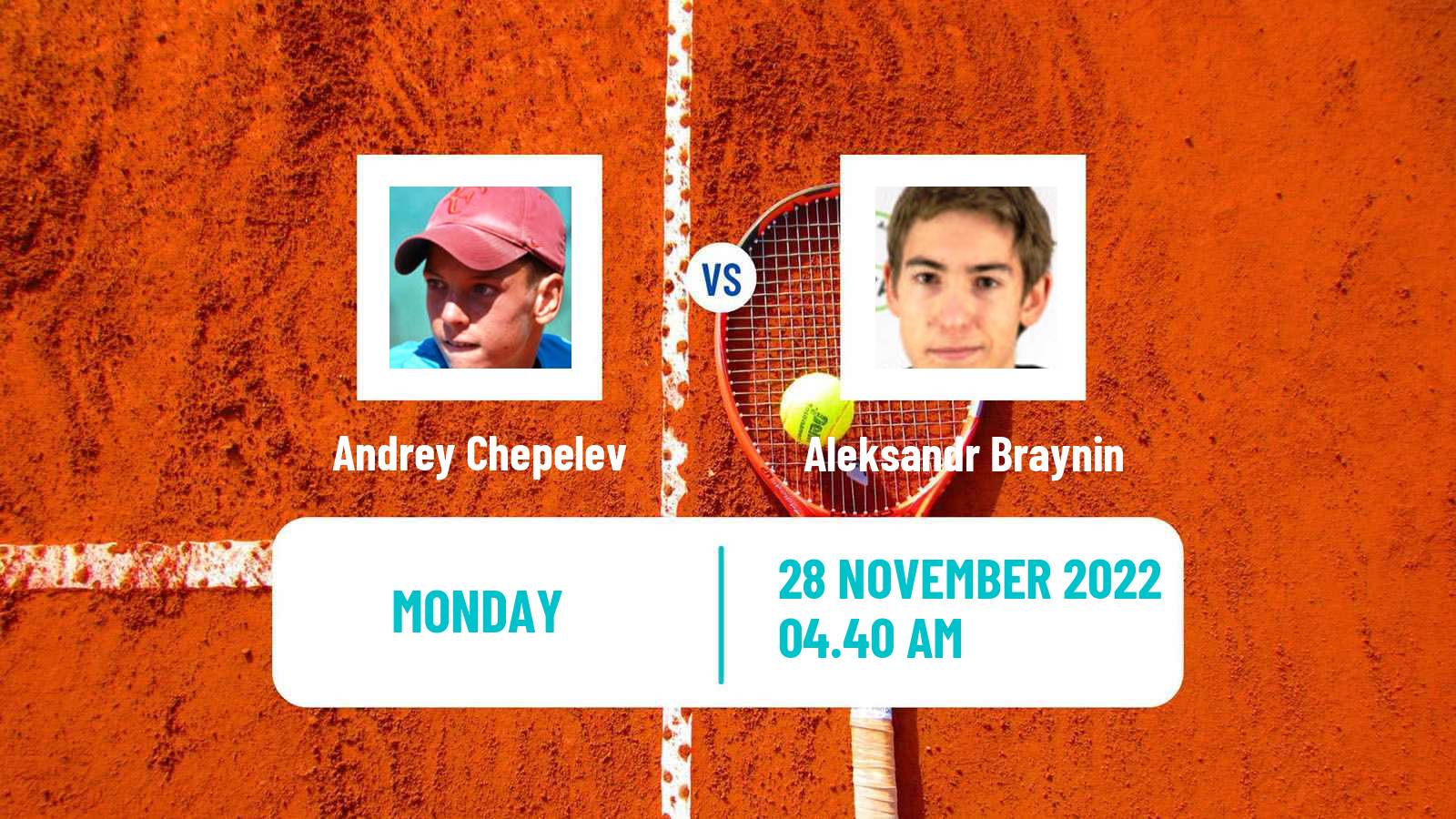 Tennis ATP Challenger Andrey Chepelev - Aleksandr Braynin