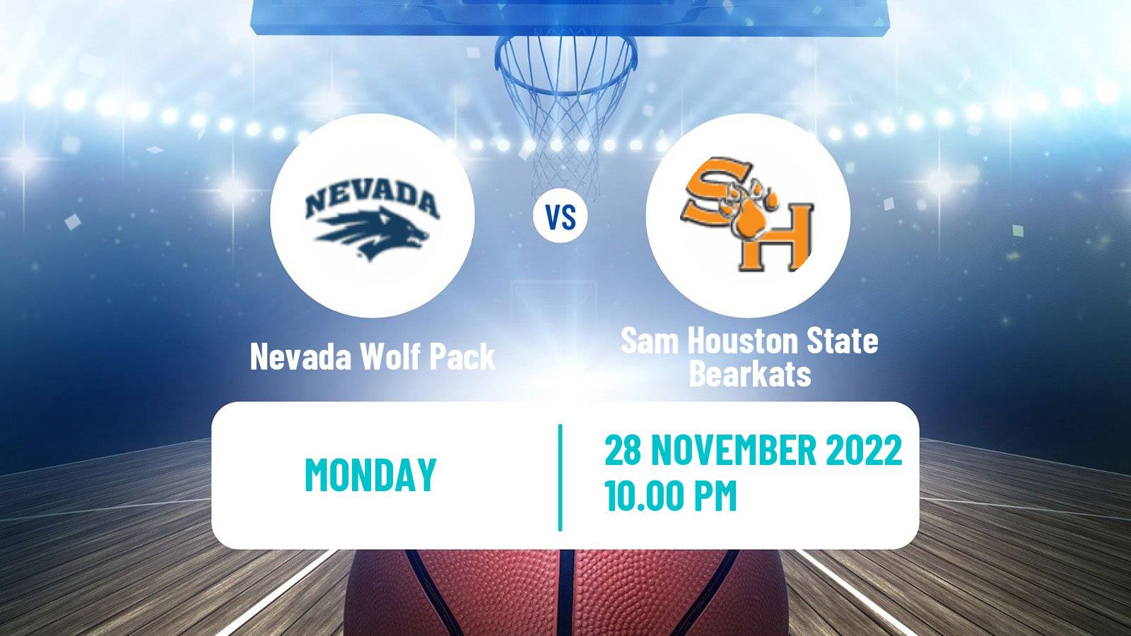 Basketball NCAA College Basketball Nevada Wolf Pack - Sam Houston State Bearkats