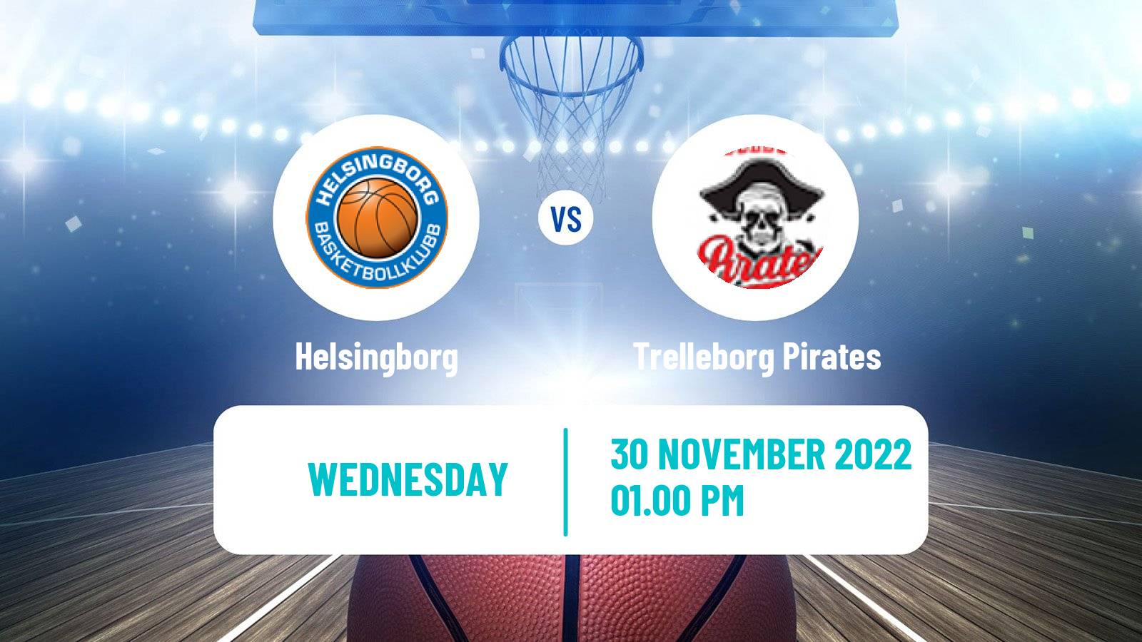 Basketball Swedish Superettan Basketball Helsingborg - Trelleborg Pirates