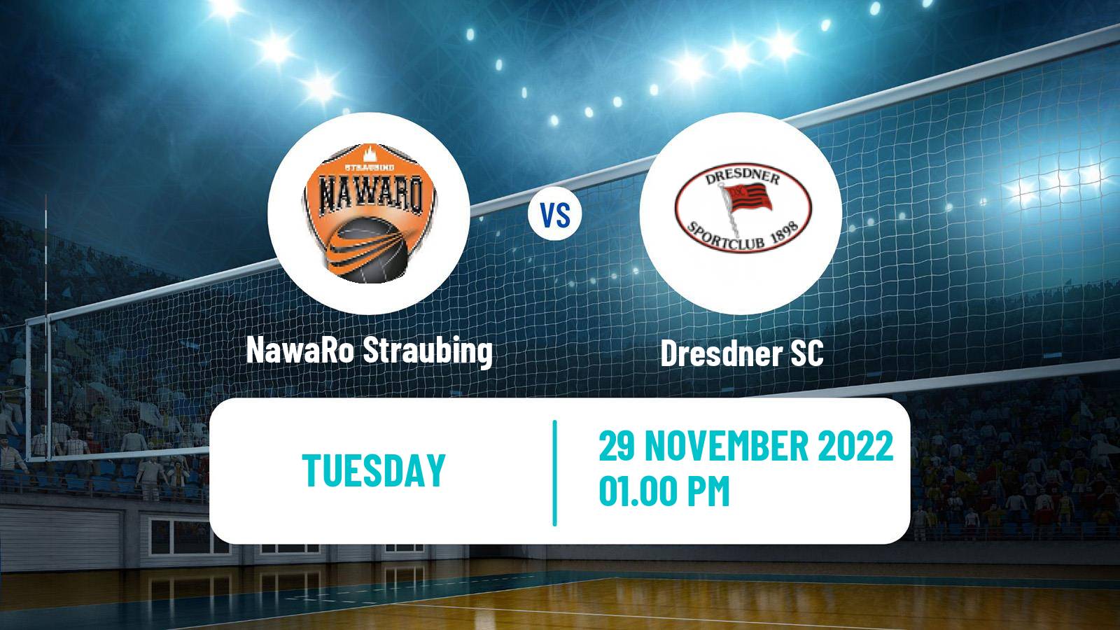 Volleyball German Bundesliga Volleyball Women NawaRo Straubing - Dresdner SC