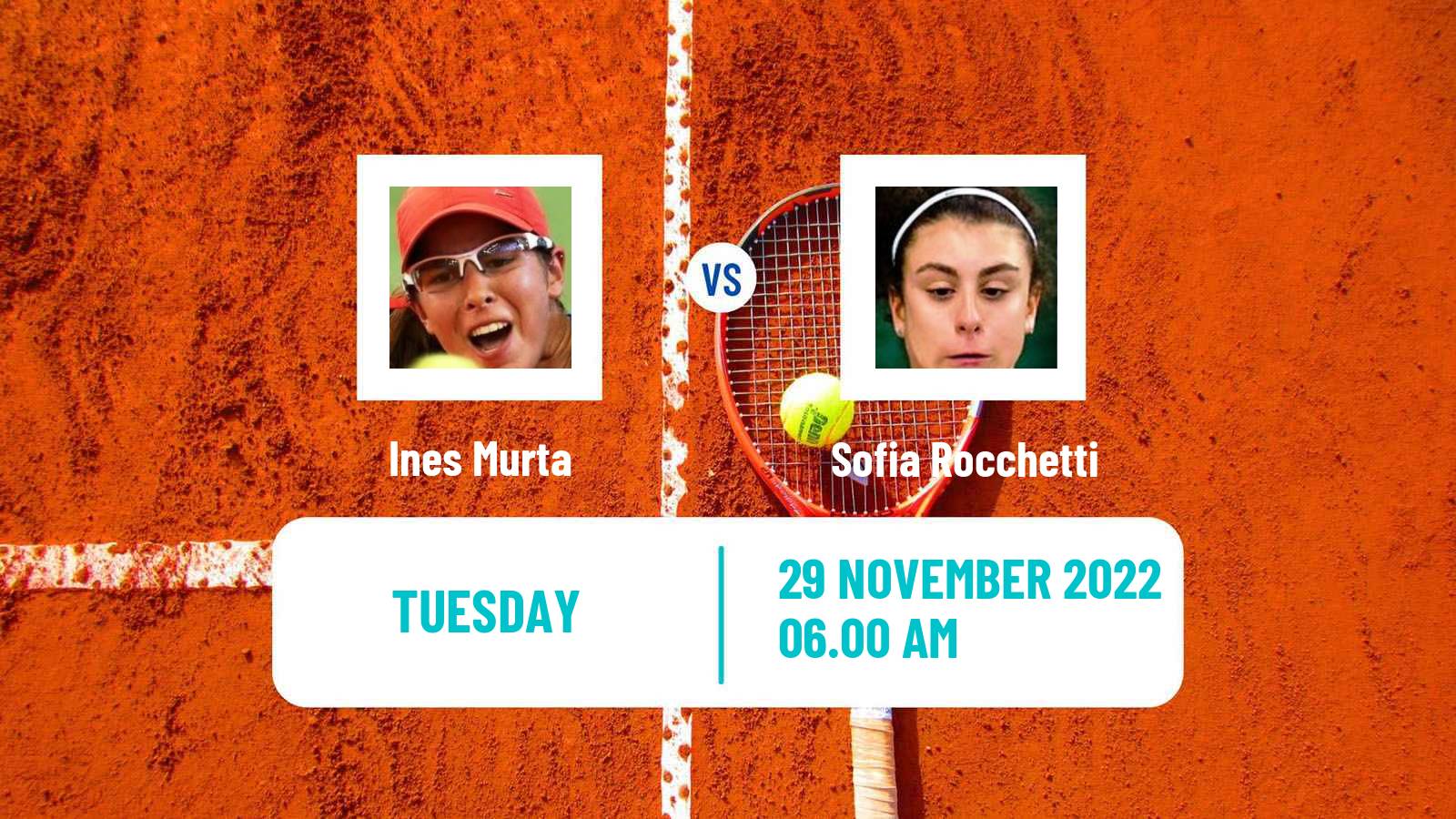 Tennis ITF Tournaments Ines Murta - Sofia Rocchetti