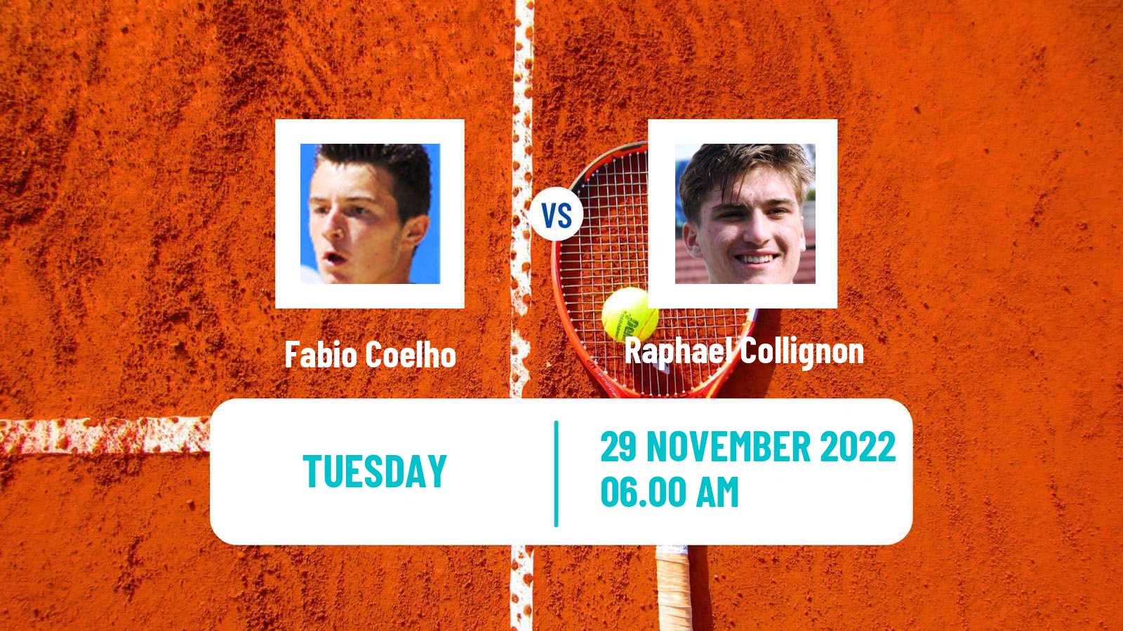 Tennis ATP Challenger Fabio Coelho - Raphael Collignon