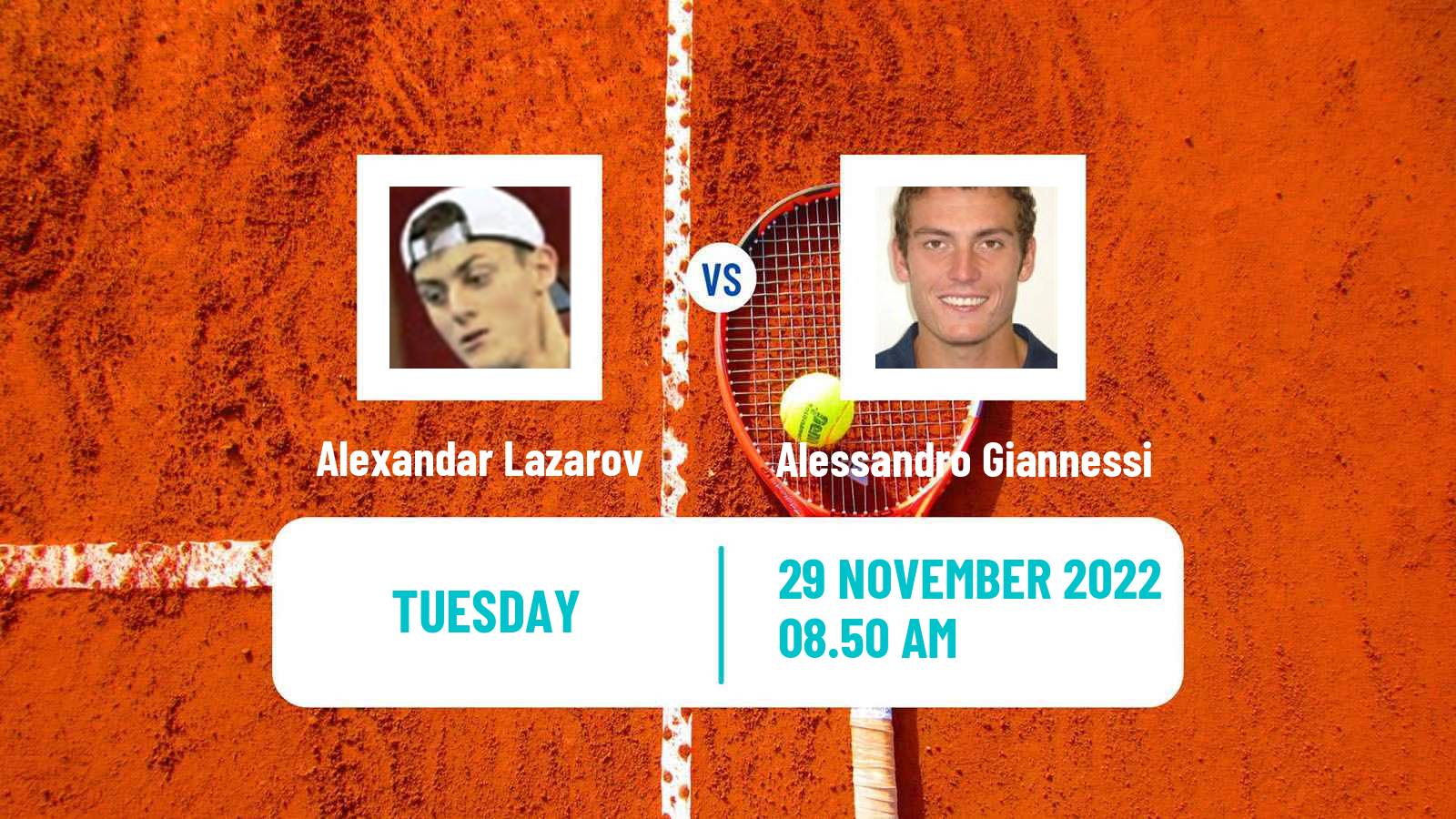 Tennis ATP Challenger Alexandar Lazarov - Alessandro Giannessi