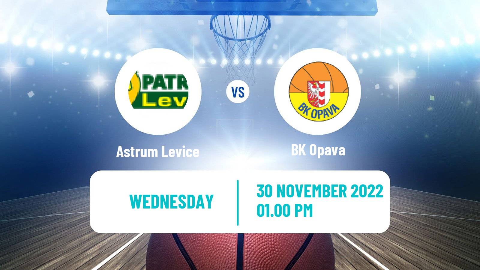 Basketball FIBA Europe Cup Astrum Levice - Opava