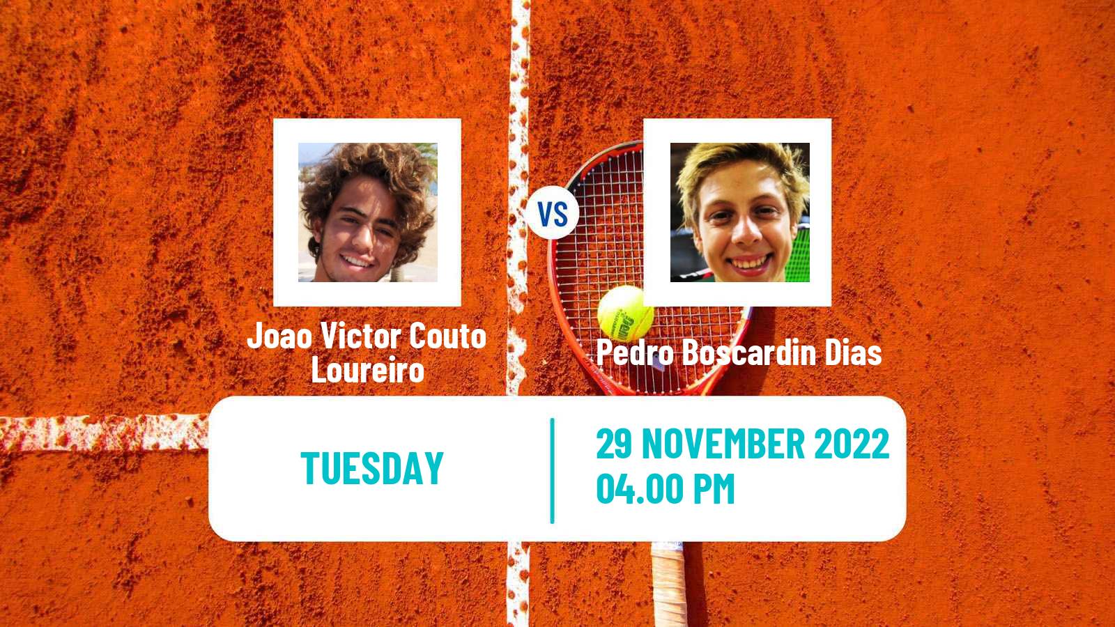 Tennis ITF Tournaments Joao Victor Couto Loureiro - Pedro Boscardin Dias