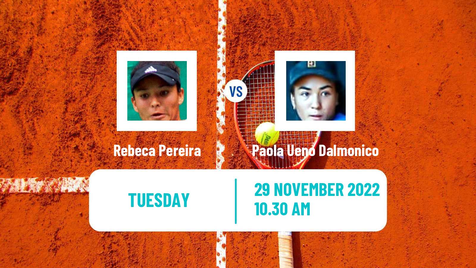 Tennis ITF Tournaments Rebeca Pereira - Paola Ueno Dalmonico