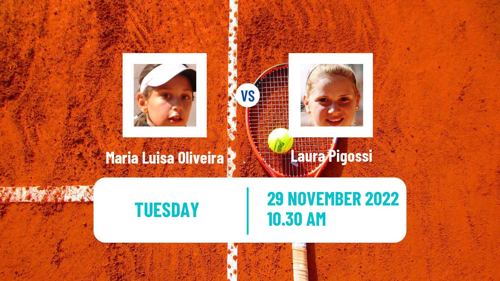 Tennis ITF Tournaments Maria Luisa Oliveira - Laura Pigossi