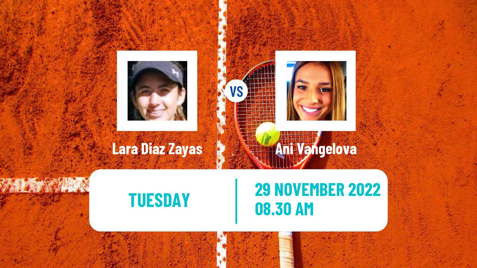 Tennis ITF Tournaments Lara Diaz Zayas - Ani Vangelova
