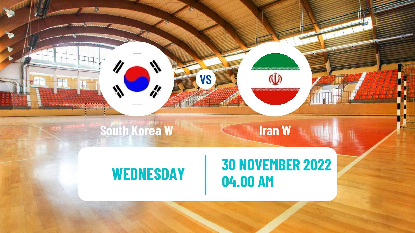 Handball Asian Championship Handball Women South Korea W - Iran W
