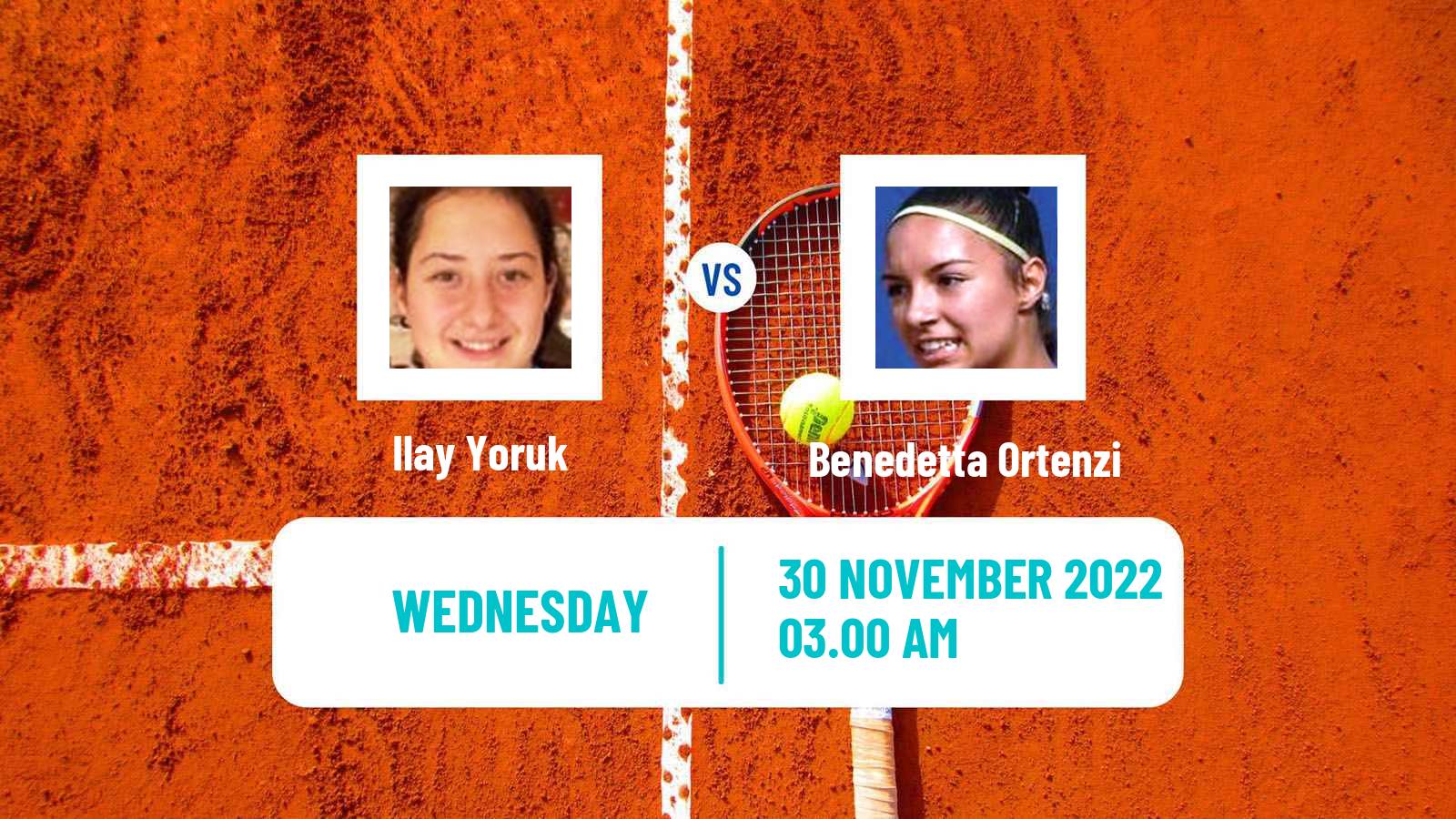 Tennis ITF Tournaments Ilay Yoruk - Benedetta Ortenzi