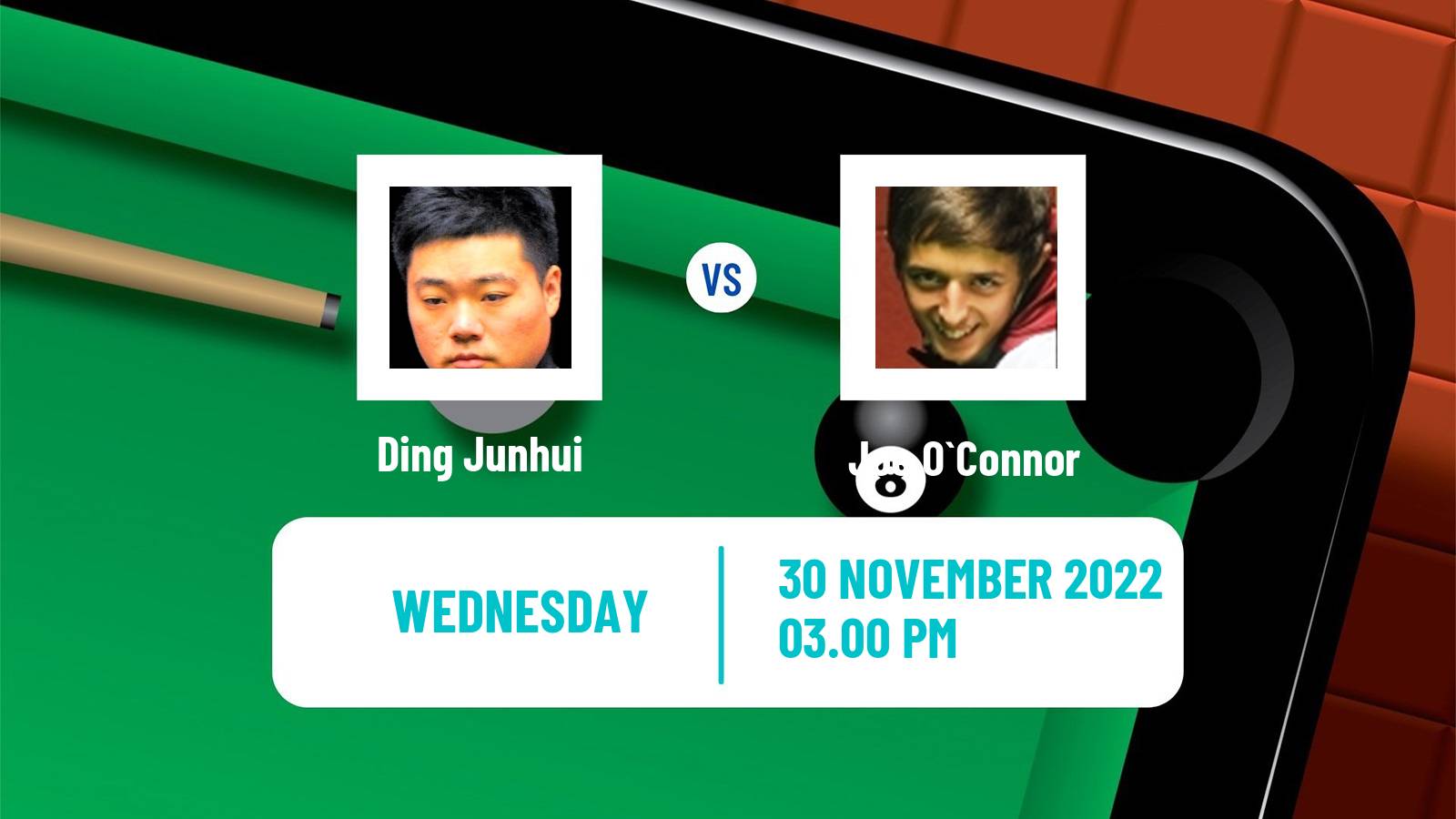 Snooker Snooker Ding Junhui - Joe O`Connor