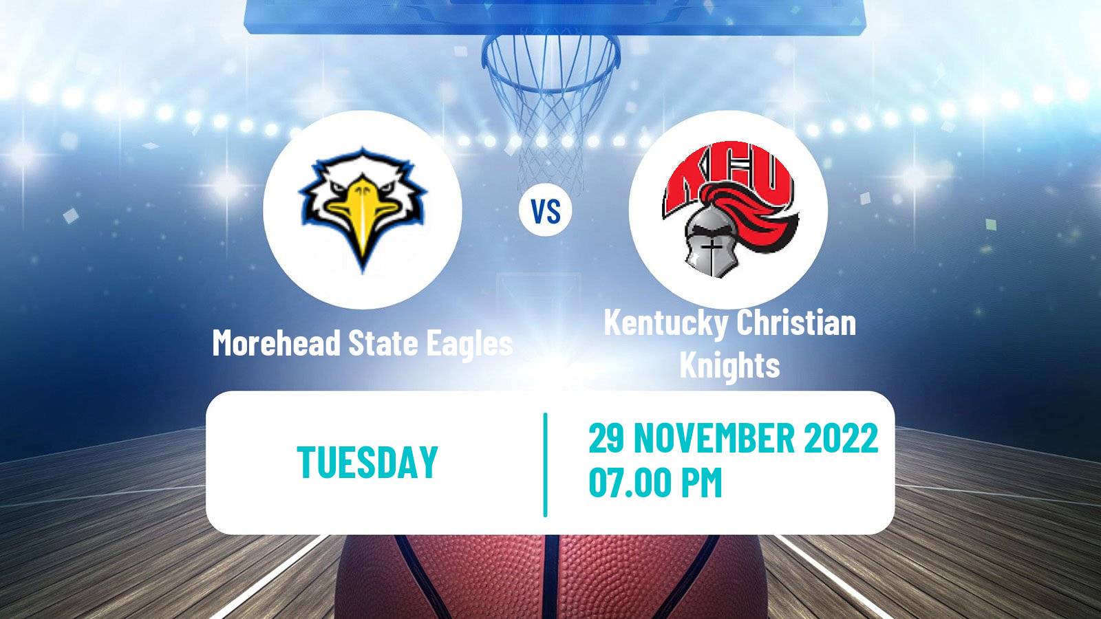 Basketball NCAA College Basketball Morehead State Eagles - Kentucky Christian Knights