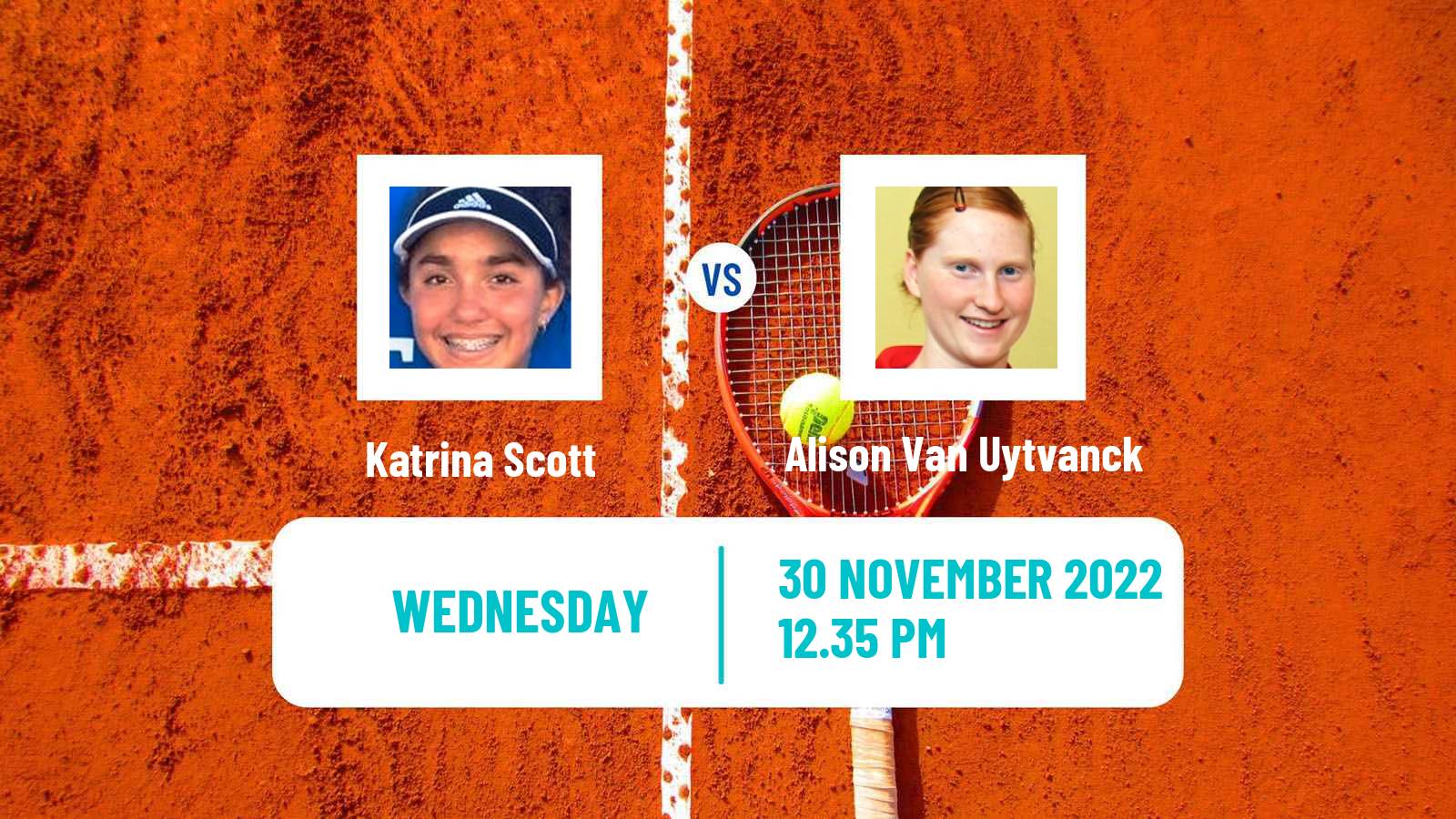 Tennis ATP Challenger Katrina Scott - Alison Van Uytvanck