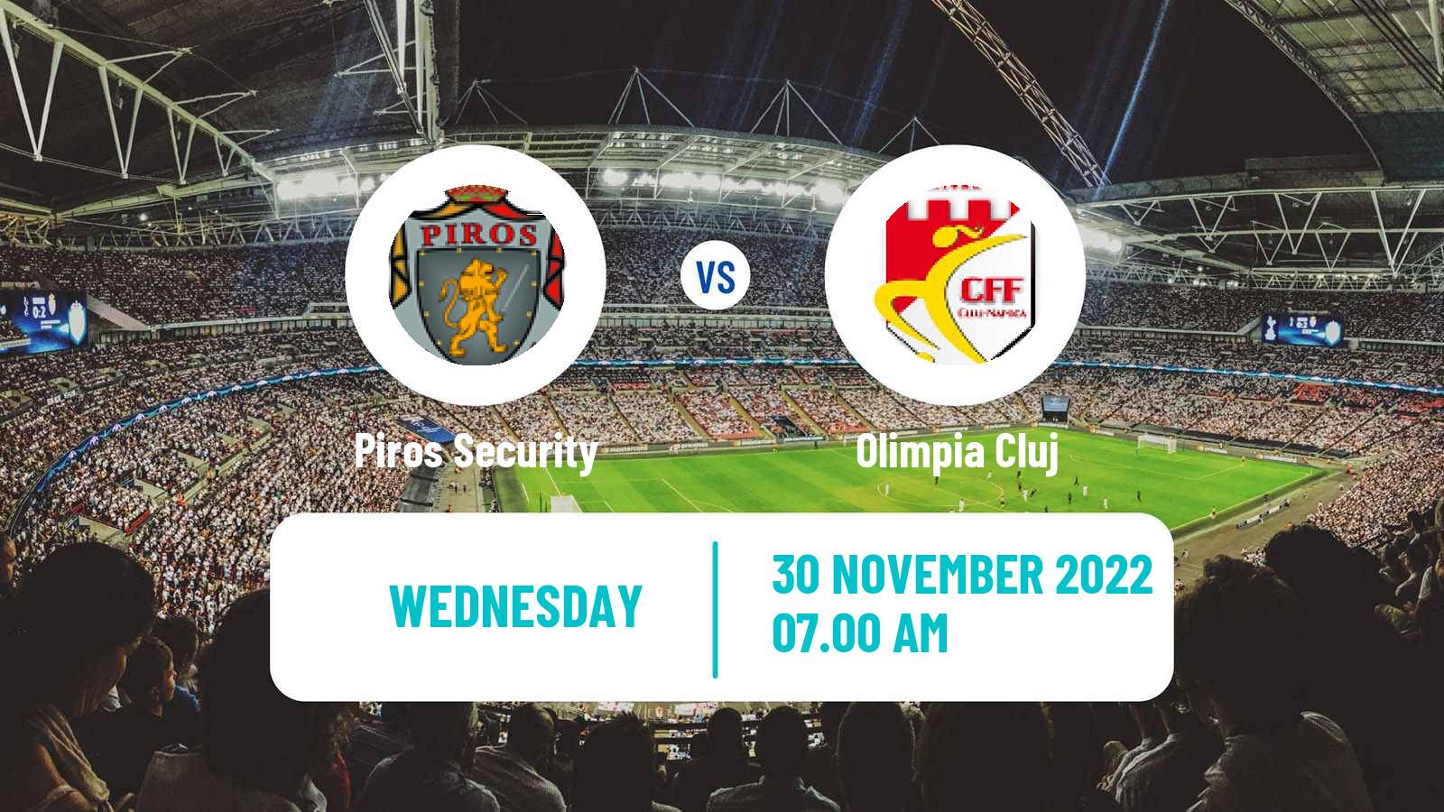 Soccer Romanian Liga 1 Women Piros Security - Olimpia Cluj