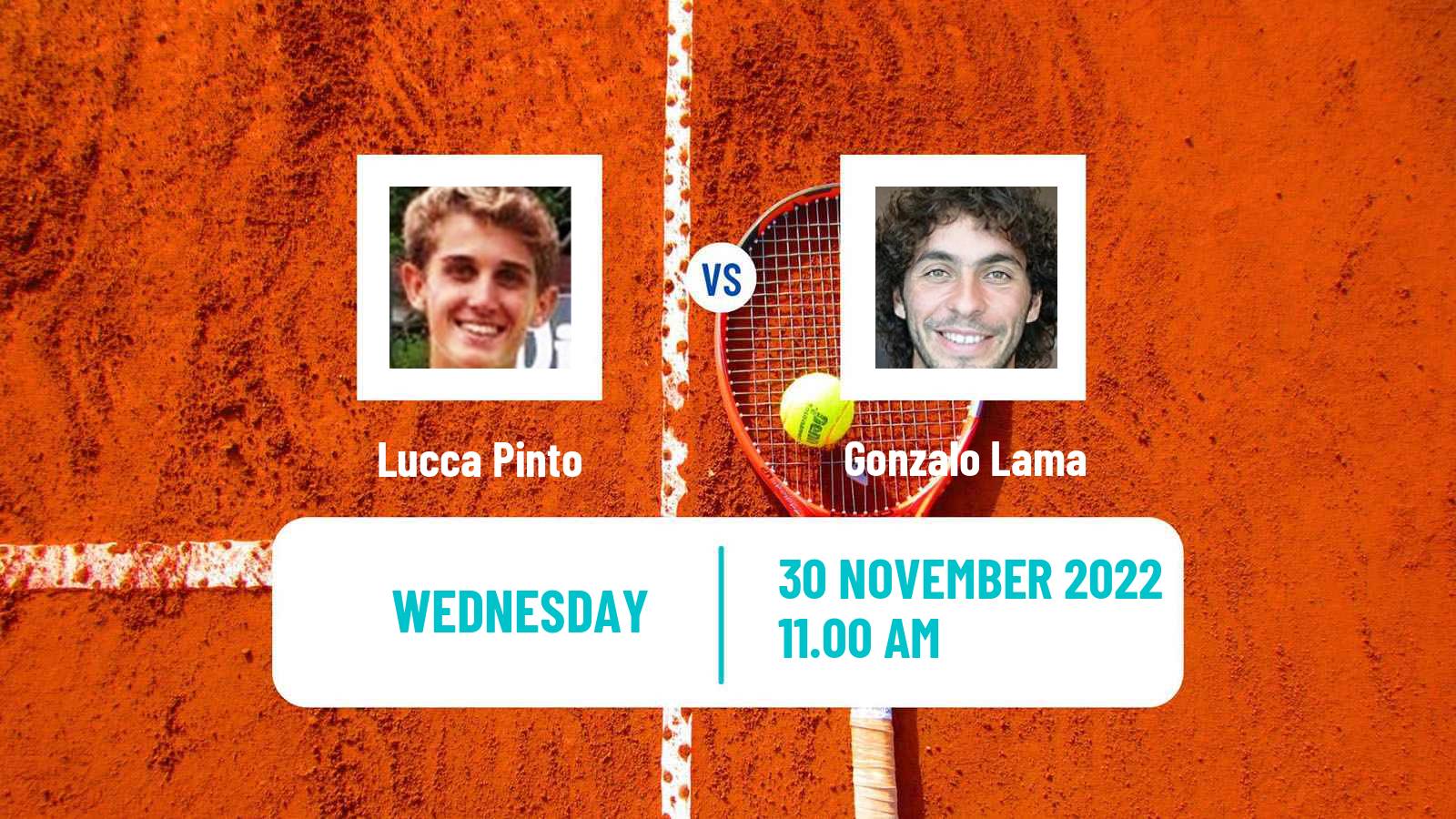 Tennis ITF Tournaments Lucca Pinto - Gonzalo Lama